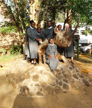 il gruppo delle postulanti del Kenya