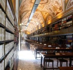 una sala della Biblioteca vaticana
