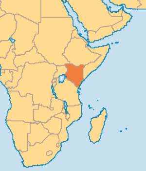 cartina del kenya