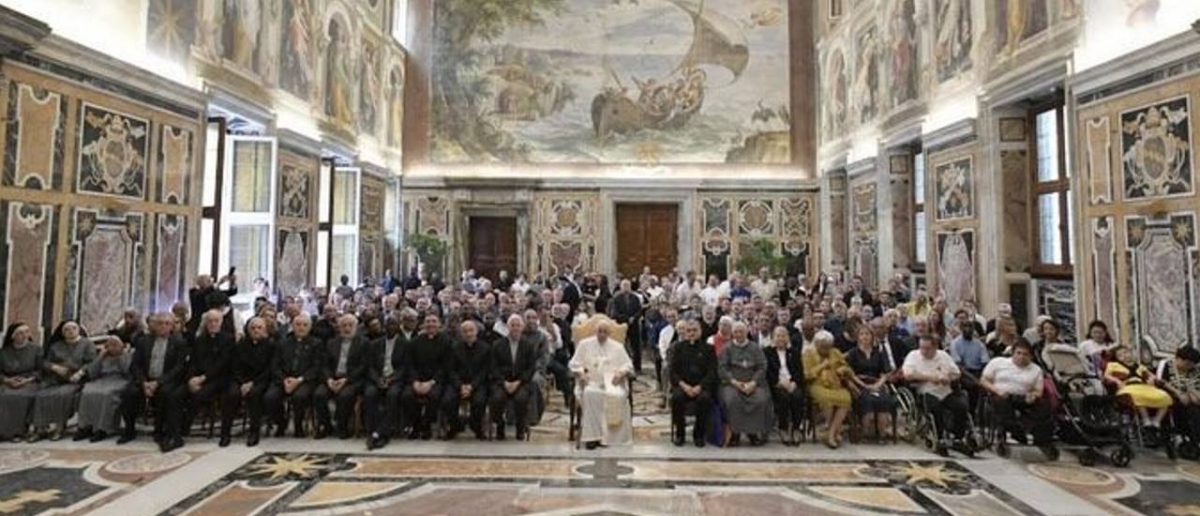 La Famiglia Carismatica Orionina in Udienza da Papa Francesco
