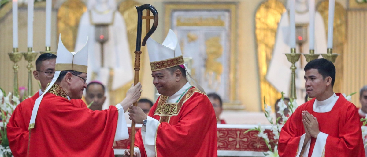 posse del nuovo vescovo di quezon city