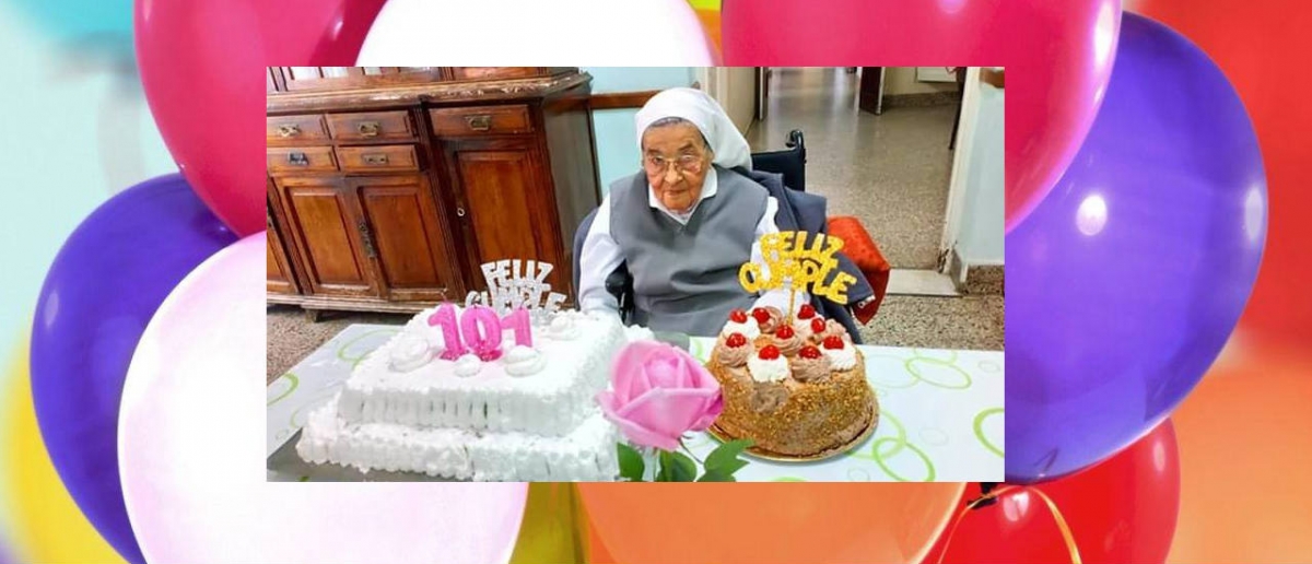 Suor Maria Lelia compie 101 anni