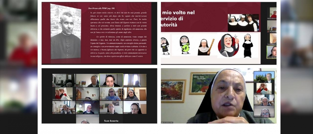 “Il tuo volto Signore io cerco … e i “volti” del servizio di autorità” - Incontro di formazione via zoom con le Superiore della Provincia Mater Dei